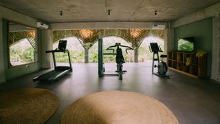 The gym at Bamboo Zanzibar