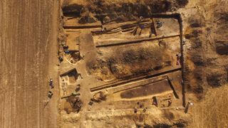 It&#039;s thought the ancient cemetery dates from about 5500 years ago. Seven barrows more than 130 feet long have been excavated so far and there may be more than a dozen.