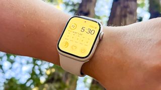 Apple Watch Series 8 shown on wrist