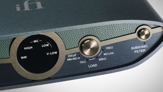 iFi Zen Phono 3 inputs closeup