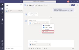 Microsoft Teams Sherable Links