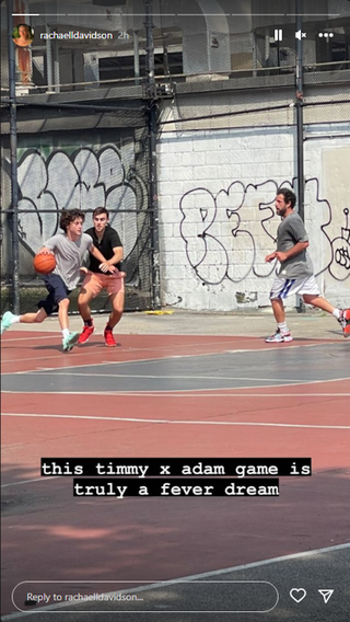 adam sandler and timothee chalamet