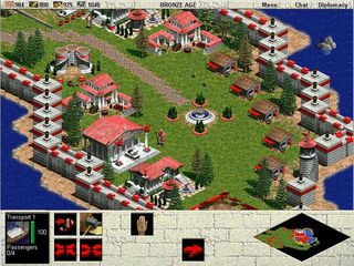 Screen shot of the game Age of Empires.