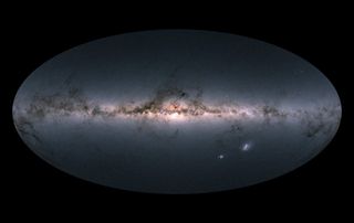 The European Space Agency released a new map of nearly 1.7 billion stars from the Gaia spacecraft, giving the best-ever view of the Milky Way and neighboring galaxies in color.