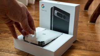 Unboxing the Obsidian Google Pixel Fold