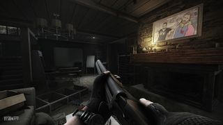 Aiming a shotgun in Escape From Tarkov