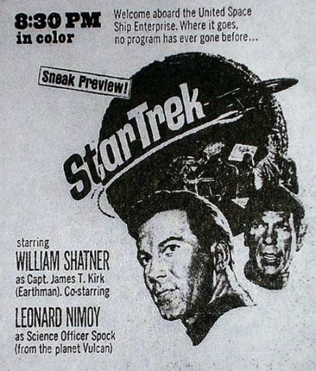 Star Trek Promo Ad 1966