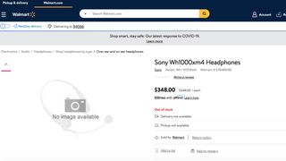 Sony WH-1000XM4 features leaked in Walmart headphones listing