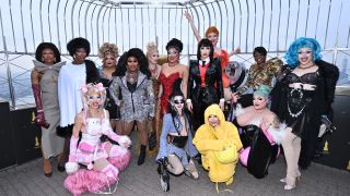 The cast of Ru Paul&#039;s Drag Race season 16 pose atop the Empire State Building