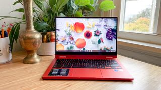 Samsung Galaxy Chromebook 2 on a table