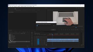 Adobe Premiere Pro running on Windows on Arm.