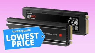 Samsung 980 Pro SSD with a Tom&#039;s Guide deal tag