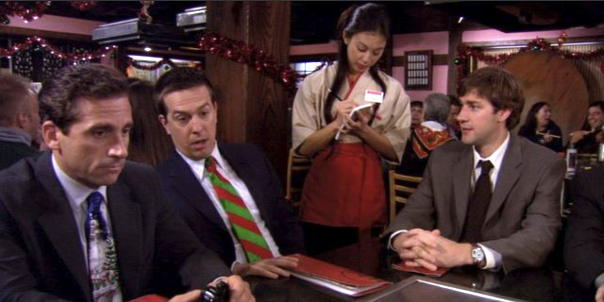 the office benihana christmas nbc