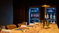 Dry Aging Cabinets at Terre restaurant 