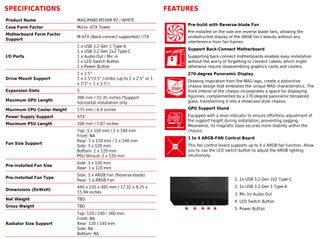 MSI MAG Pano M100R PZ case