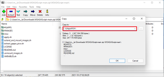 Extract Scripts Gappswsa Folder