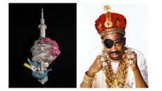 hip-hop jewelry: Drake's The Crown Jewel of Toronto Pendant; Slick Rick bedecked in his trademark crown jewelsDrake's The Crown Jewel of Toronto Pendant; Slick Rick bedecked in his trademark crown jewels