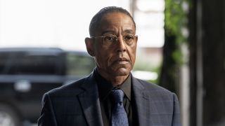 Gus Fring in a suit on Better Call Saul