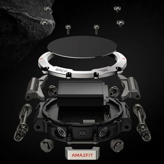 The Amazfit T-Rex Ultra taken apart