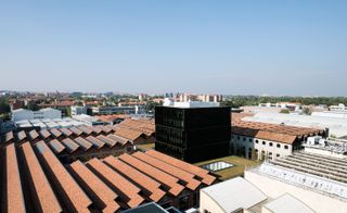 Rooftop view of the old Caproni factory