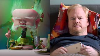 Abraham in Hotel Transylvania: Transformania; Jim Gaffigan on The Jim Gaffigan Show