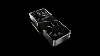 Nvidia GeForce RTX 3060 Ti auf schwarzem Grund