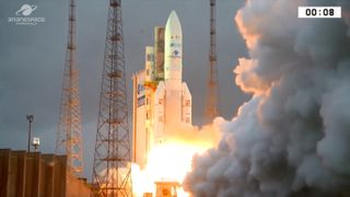 Ariane 5 Launches on April 5, 2018