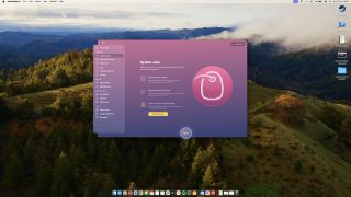 CleanMyMac X on a macOS desktop