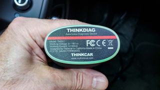 Best OBD-II scanners: Bottom view of ThinkCar ThinkDiag TKD01