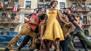 Ariana DeBose and the cast of West Side Story