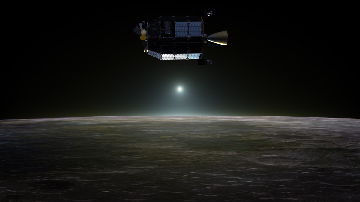 LADEE Spacecraft in Orbit