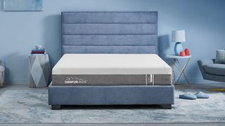 The Tempur-Cloud mattress in a bedroom