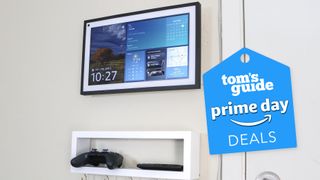 Echo Show 15 with remote and wall mount Prime Day deal