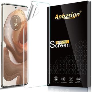 Anbzsign 2 Pack Motorola Edge 2024 Soft TPU Screen Protector