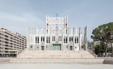 The west front of Gio Ponti’s Concattedrale Gran Madre di Dio