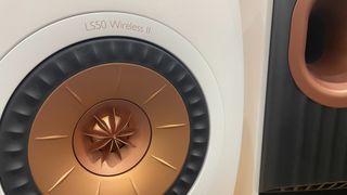 KEF LS50 Wireless II close up on Uni-Q driver