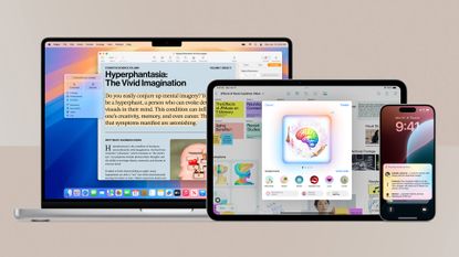 Apple Intelligence on iPhone, iPad and MacBook