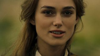Keira Knightley looking hopeful in Pirates of the Caribbean: At World's End