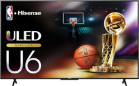 Hisense 65" U6N Mini-LED 4K TV: was $799 now $598 @ Amazon
Price check: $599 @ Best Buy