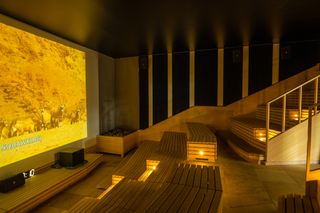 therme bucharest sauna interior