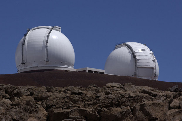 Keck Telescopes on Mauna Kea