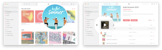 How To Play Music in macOS Big Sur: Click the album or playlist to open to and then click play on the specific song you want to play.