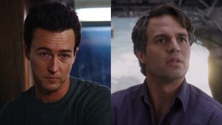 Hulk actors Edward Norton and Mark Ruffalo