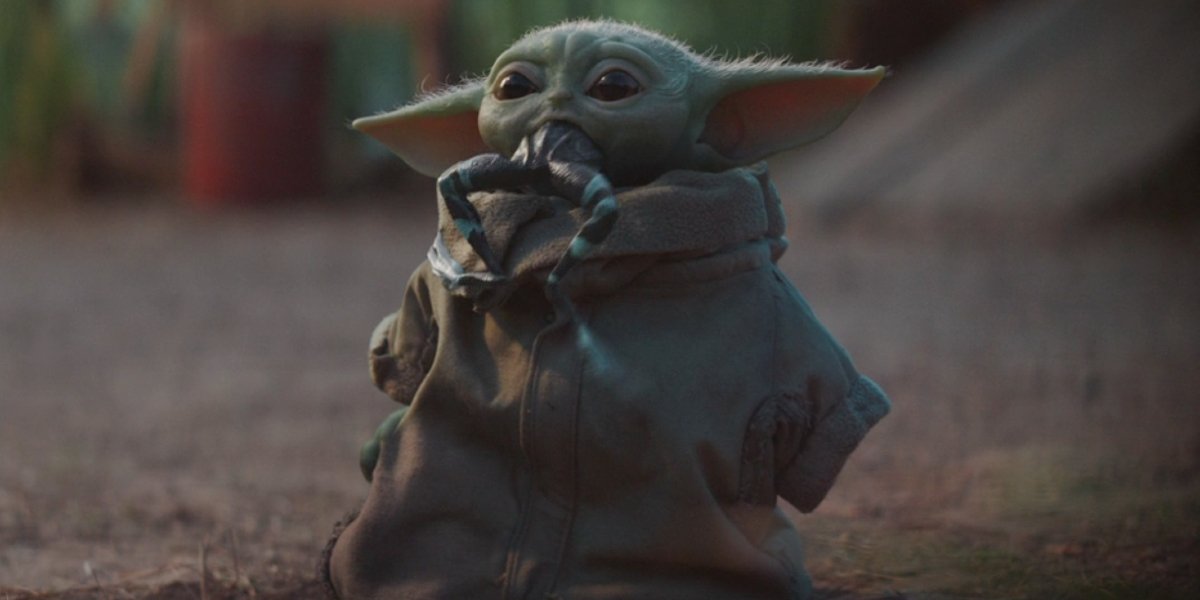 Baby Yoda on The Mandalorian