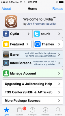 Open Cydia