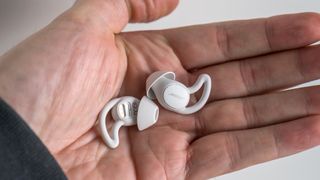 Bose Sleepbuds II loose in hand.