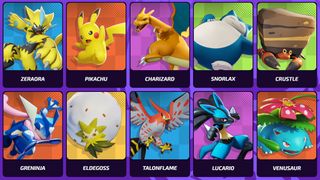 Pokemon Unite Characters