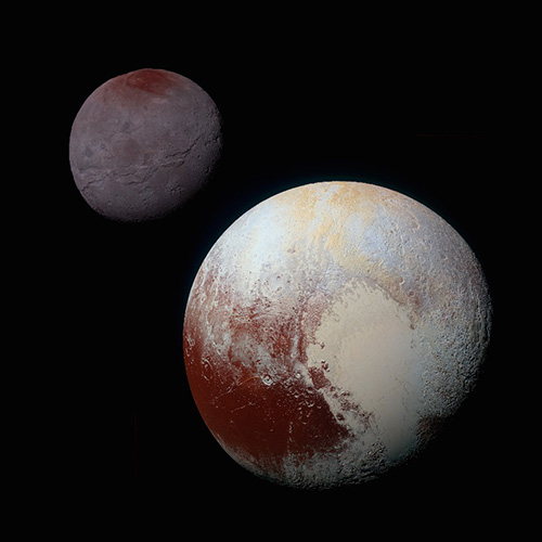 Pluto&#039;s dark region