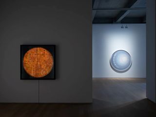 Installation view of Cosmography