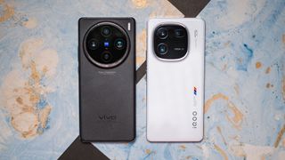 Vivo X100 Pro next to iQOO 12